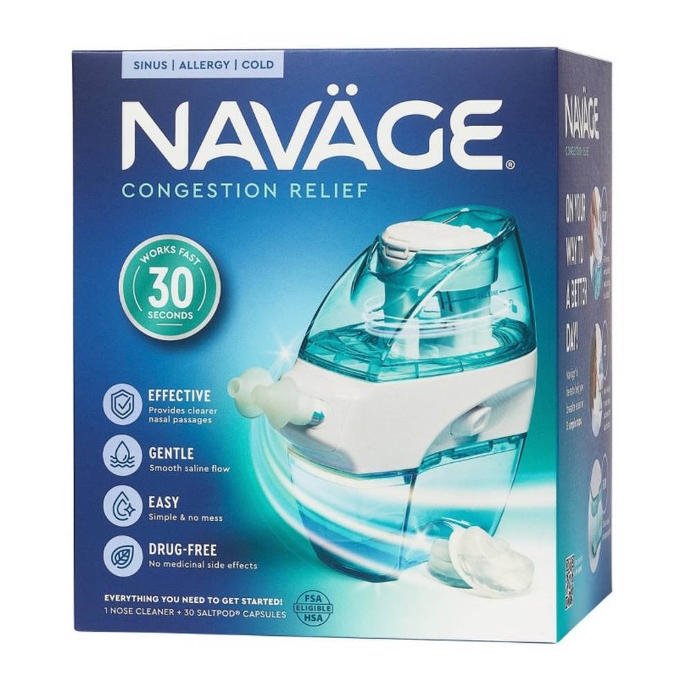 Naväge Nasal Care Nose Cleaner Congestion Relief System BNIB